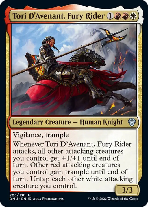 Tori D’Avenant Fury Rider [Dominaria United] - MTG Single