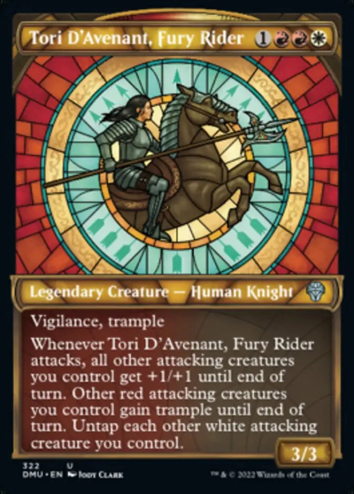 Tori D’Avenant Fury Rider (Showcase) [Dominaria United] - MTG Single
