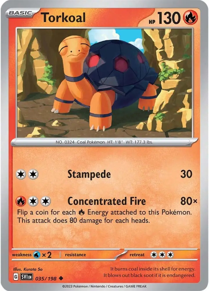 Torkoal (035/198) [Scarlet & Violet: Base Set] - Pokemon Single