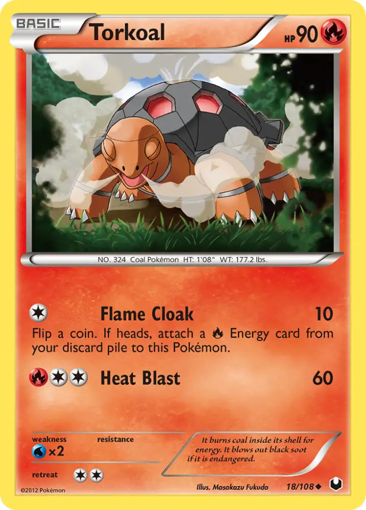 Torkoal (18/108) [Black & White: Dark Explorers] - Pokemon Single