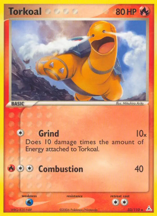 Torkoal (33/110) [EX: Holon Phantoms] - Pokemon Single