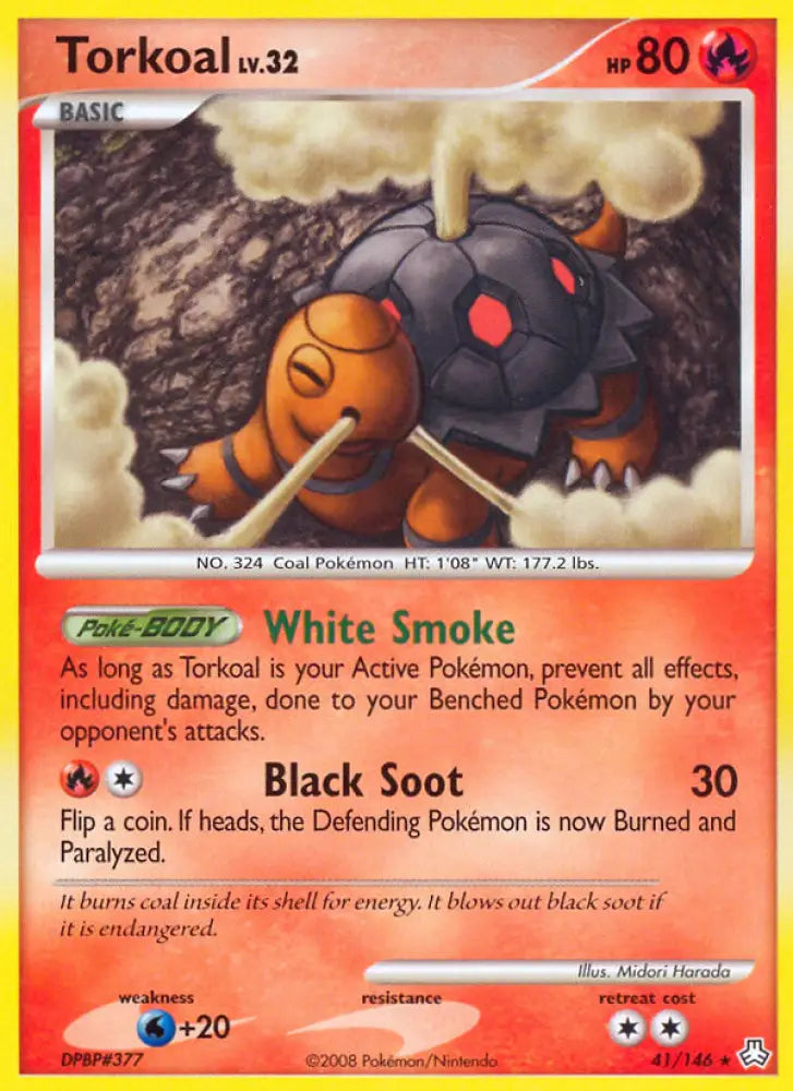 Torkoal (41/146) [Diamond & Pearl: Legends Awakened] - Pokemon Single
