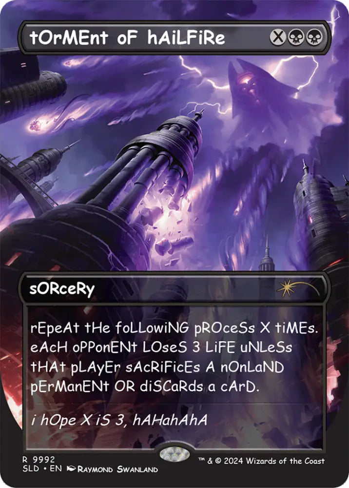 tOrMEnt oF hAiLFiRe [Secret Lair Drop Series] - MTG Single