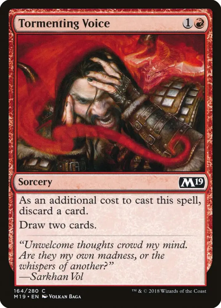 Tormenting Voice [Core Set 2019] - MTG Single