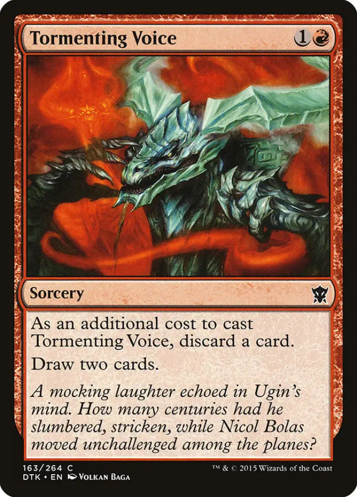 Tormenting Voice [Dragons of Tarkir] - MTG Single