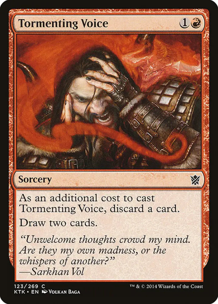 Tormenting Voice [Khans of Tarkir] - MTG Single