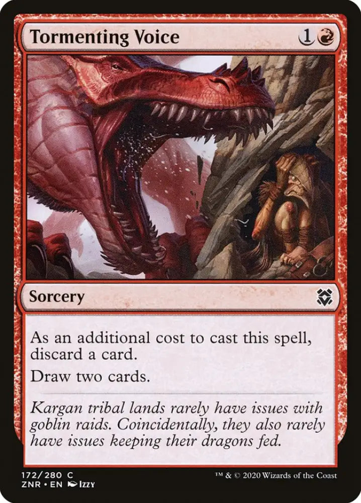 Tormenting Voice [Zendikar Rising] - MTG Single