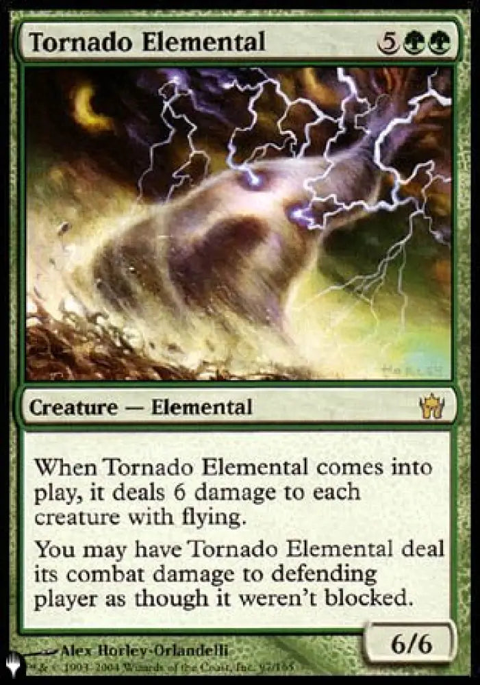 Tornado Elemental [The List] - MTG Single