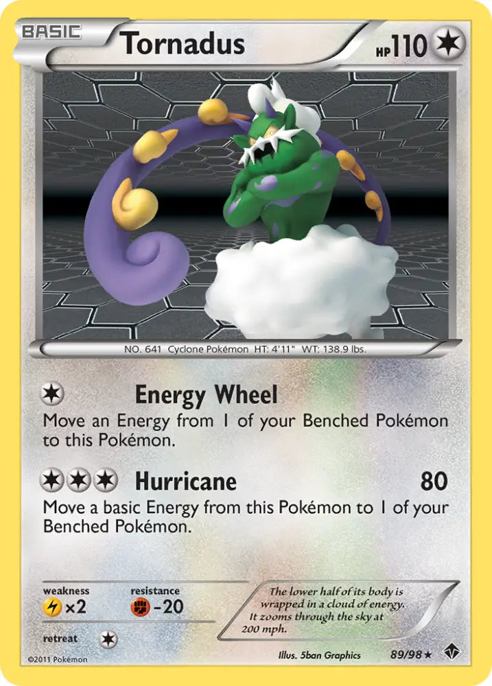 Tornadus (89/98) [Black & White: Emerging Powers] - Pokemon Single