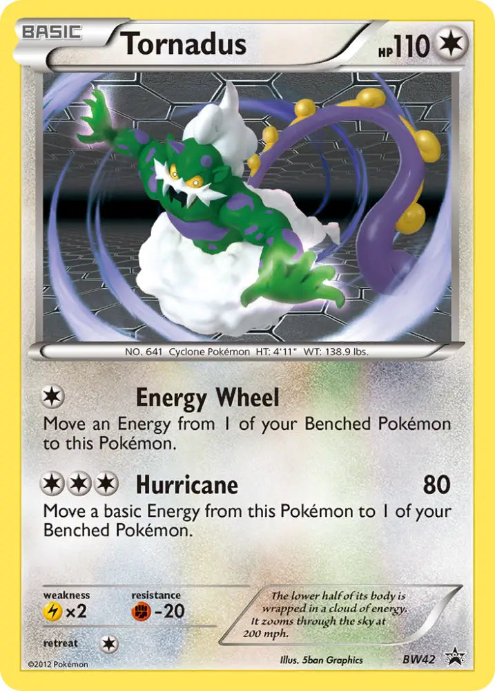 Tornadus (BW42) [Black & White: Black Star Promos] - Pokemon Single