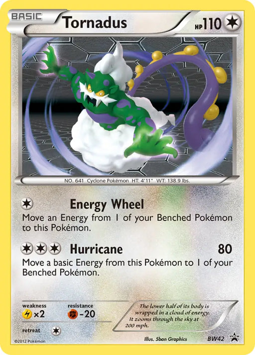 Tornadus (BW42) [Black & White: Black Star Promos] - Pokemon Single