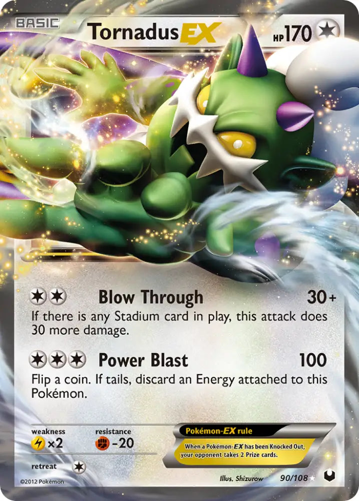 Tornadus EX (90/108) [Black & White: Dark Explorers] - Pokemon Single