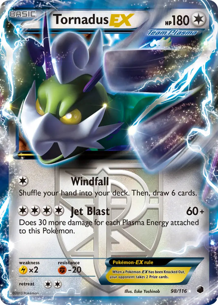 Tornadus EX (98/116) [Black & White: Plasma Freeze] - Pokemon Single