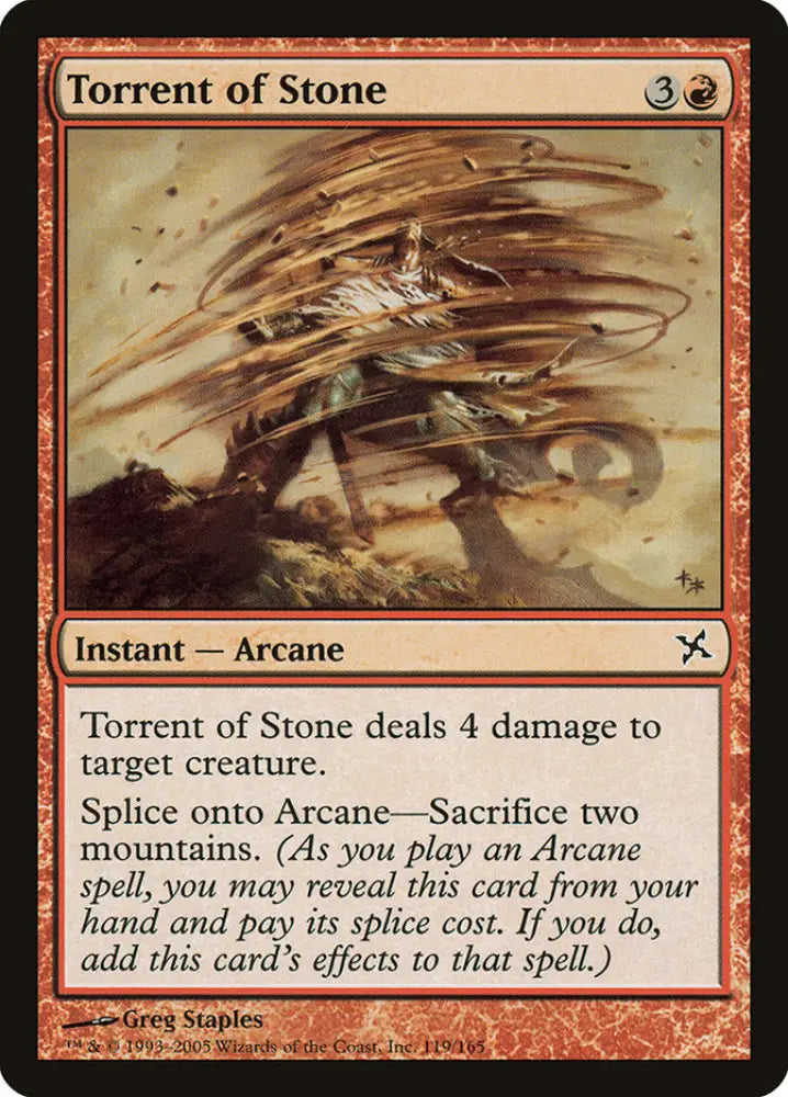 Torrent of Stone [Betrayers of Kamigawa] - MTG Single