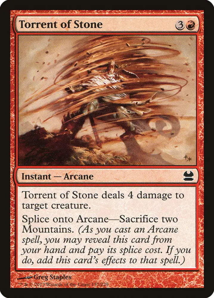 Torrent of Stone [Modern Masters] - MTG Single