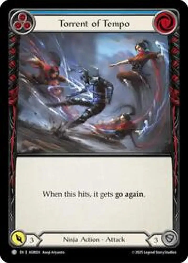 Torrent of Tempo (Blue) (ASR024) [Armory Deck: Ira]