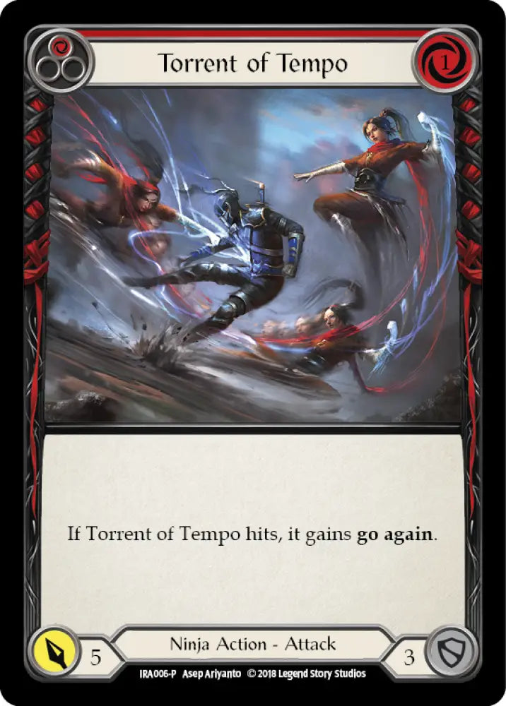 Torrent of Tempo [IRA006-P] (Ira Welcome Deck) 1st Edition Normal - Flesh And Blood Single