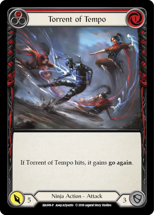 Torrent of Tempo [IRA006-P] (Ira Welcome Deck) 1st Edition Normal - Flesh And Blood Single