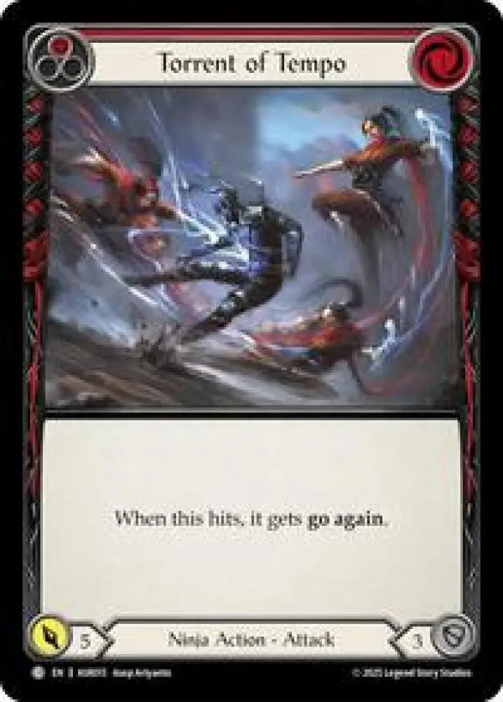 Torrent of Tempo (Red) (ASR015) [Armory Deck: Ira]