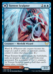 Torrent Sculptor // Flamethrower Sonata [Strixhaven: School of Mages] - MTG Single