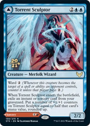 Torrent Sculptor // Flamethrower Sonata [Strixhaven: School of Mages Prerelease Promos] - MTG Single