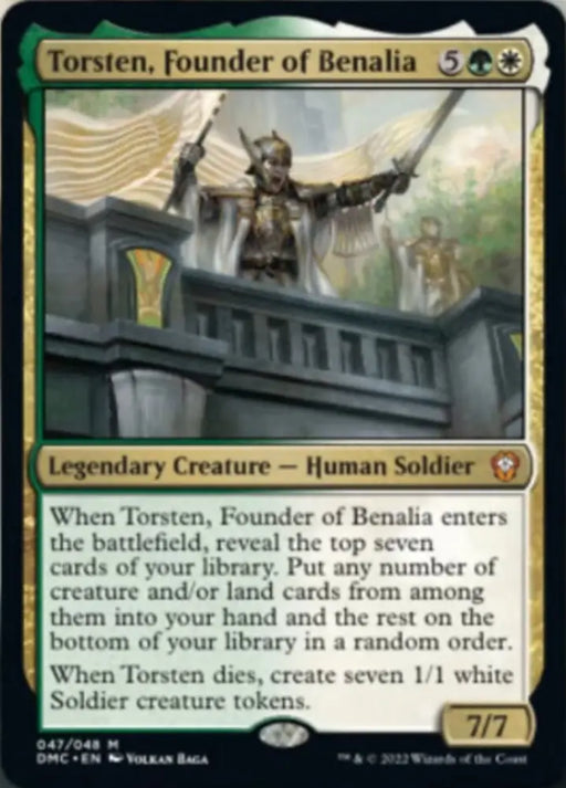 Torsten Founder of Benalia [Dominaria United Commander] - MTG Single