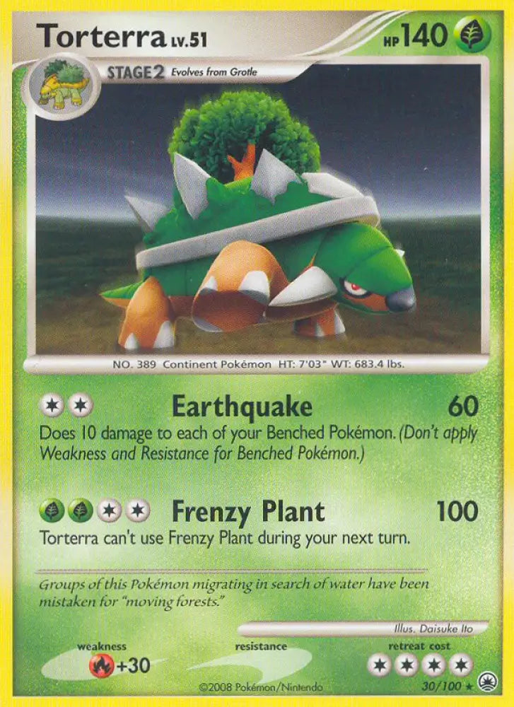Torterra (30/100) [Diamond & Pearl: Majestic Dawn] - Pokemon Single