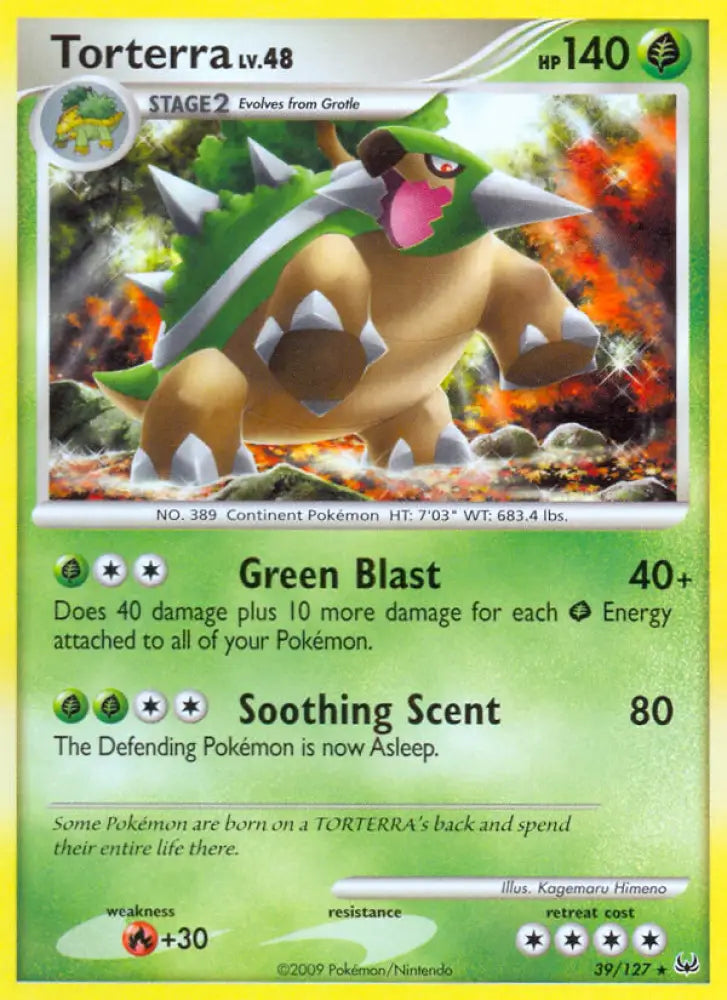 Torterra (39/127) [Platinum: Base Set] - Pokemon Single