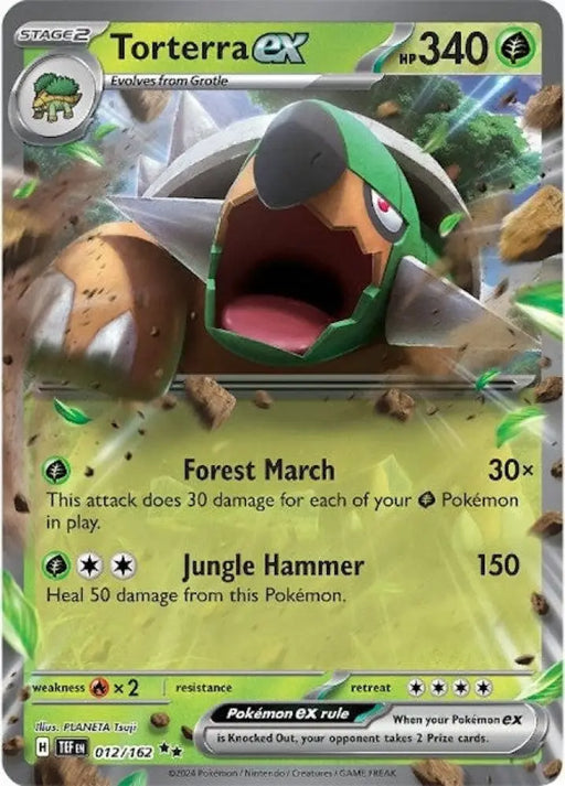 Torterra ex (012/162) [Scarlet & Violet: Temporal Forces] - Pokemon Single