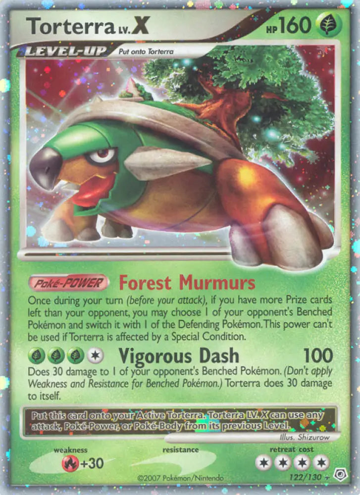 Torterra LV.X (122/130) [Diamond & Pearl: Base Set] - Pokemon Single