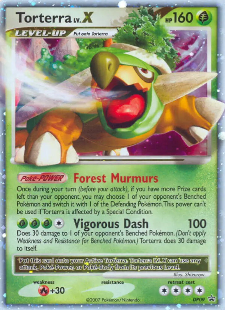 Torterra LV.X (DP09) [Diamond & Pearl: Black Star Promos] - Pokemon Single