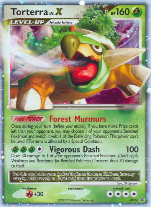 Torterra LV.X (DP09) [Diamond & Pearl: Black Star Promos] - Pokemon Single