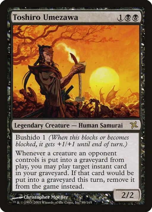 Toshiro Umezawa [Betrayers of Kamigawa] - MTG Single