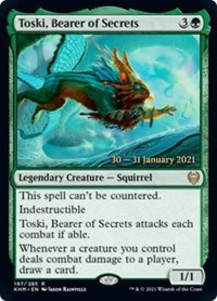 Toski, Bearer of Secrets (197) [Prerelease Cards]