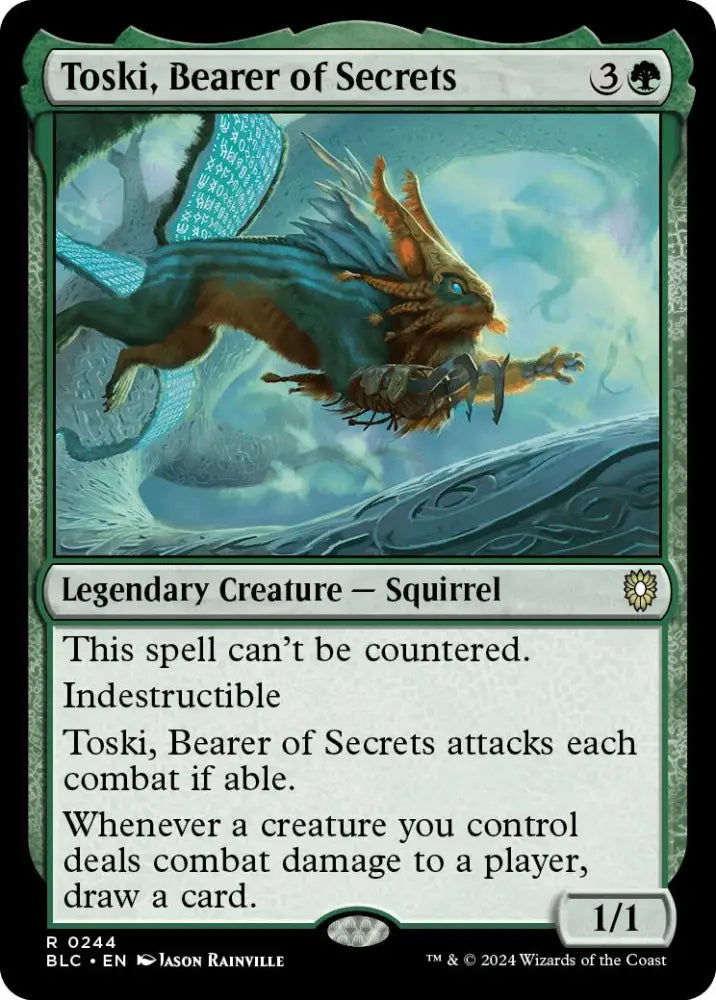 Toski Bearer of Secrets [Bloomburrow Commander] - MTG Single