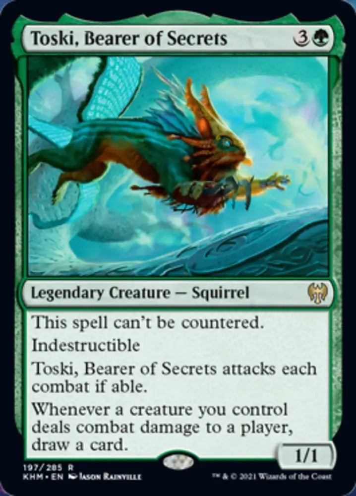Toski Bearer of Secrets [Kaldheim] - MTG Single