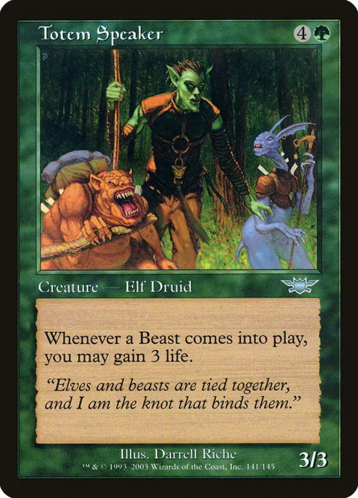 Totem Speaker [Legions] - MTG Single