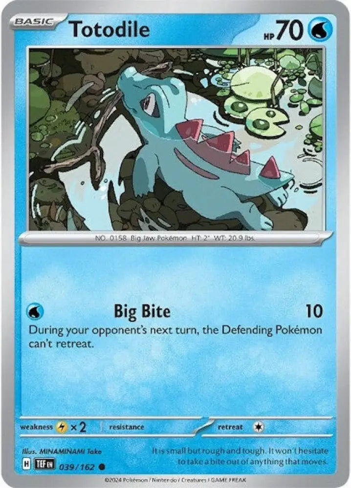 Totodile (039/162) [Scarlet & Violet: Temporal Forces] - Pokemon Single