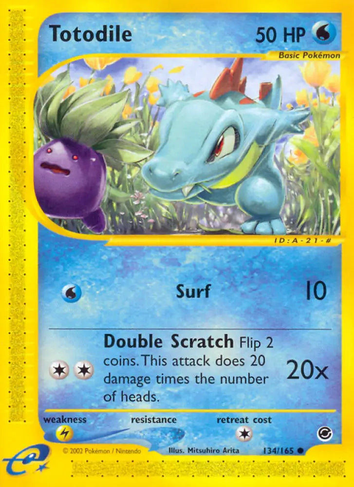 Totodile (134/165) [Expedition: Base Set] - Pokemon Single