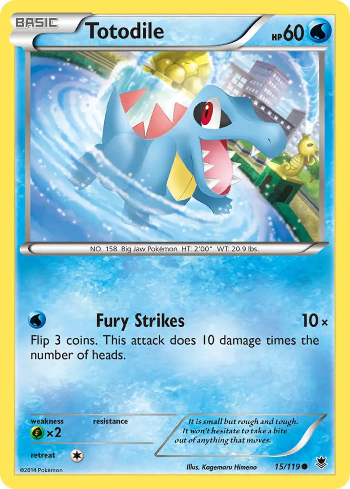 Totodile (15/119) [XY: Phantom Forces] - Pokemon Single