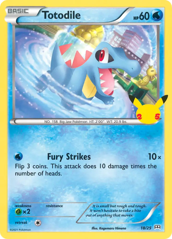 Totodile (18/25) [McDonald’s 25th Anniversary] - Pokemon Single