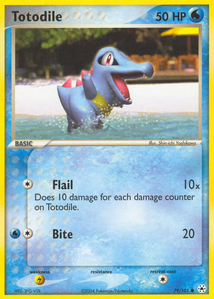 Totodile (79/101) [EX: Hidden Legends] - Pokemon Single
