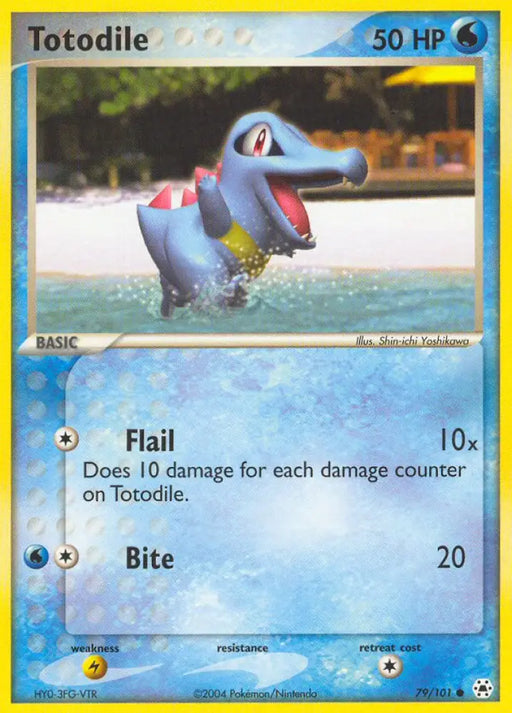 Totodile (79/101) [EX: Hidden Legends] - Pokemon Single
