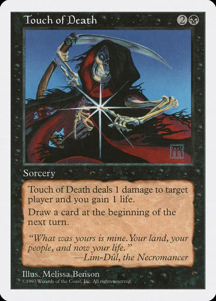 Touch of Death [Fifth Edition] - MTG Single