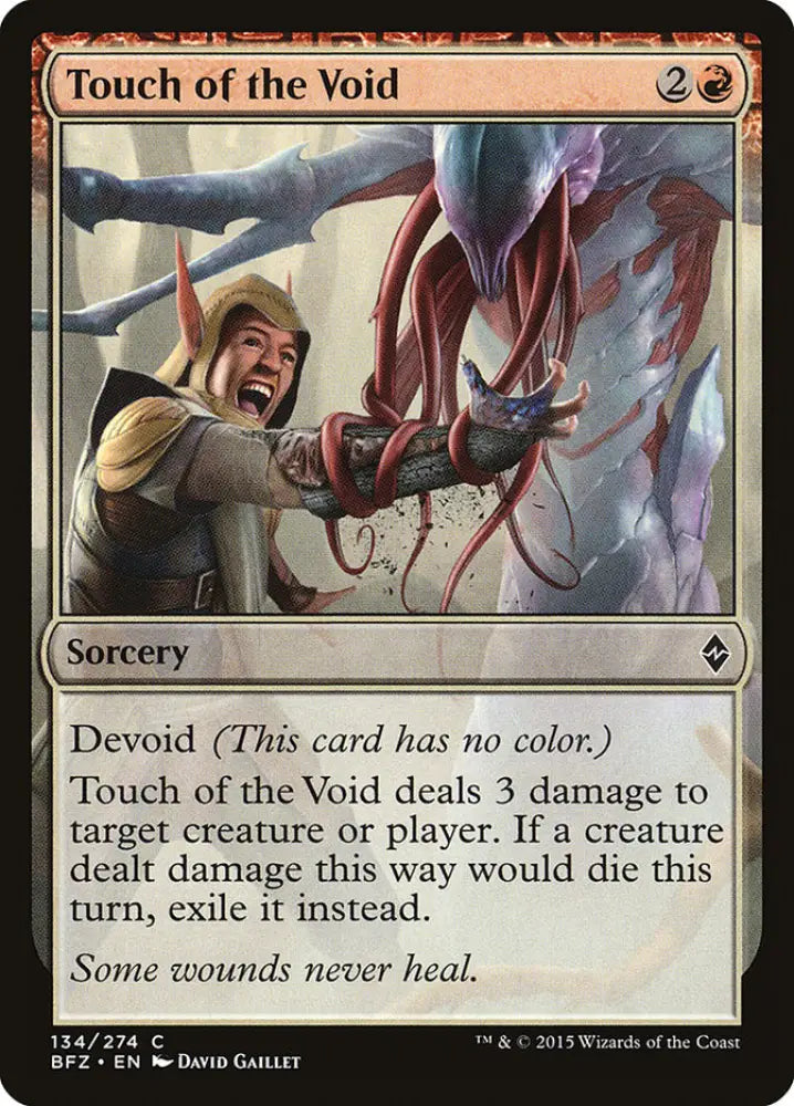 Touch of the Void [Battle for Zendikar] - MTG Single