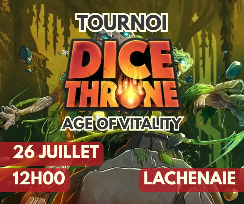 Tournament Bring 3 Ban 1 Dice Throne! - Dimanche 26 Juillet (Lachenaie) - Billet
