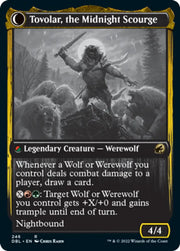 Tovolar Dire Overlord // Tovolar the Midnight Scourge [Innistrad: Double Feature] - MTG Single