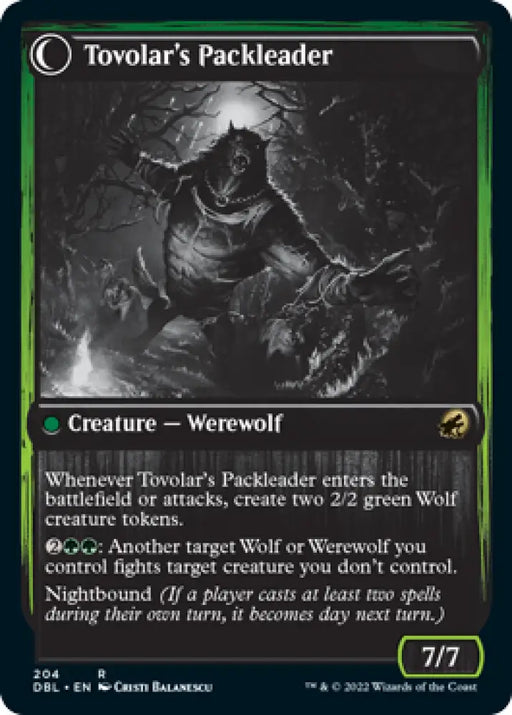 Tovolar’s Huntmaster // Tovolar’s Packleader [Innistrad: Double Feature] - MTG Single
