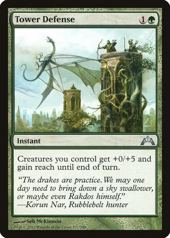 Tower Defense [Gatecrash] - MTG Single