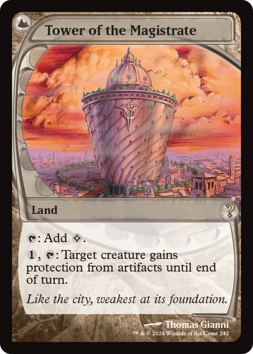 Tower of the Magistrate (Future Sight) [Mystery Booster 2] - MTG Single